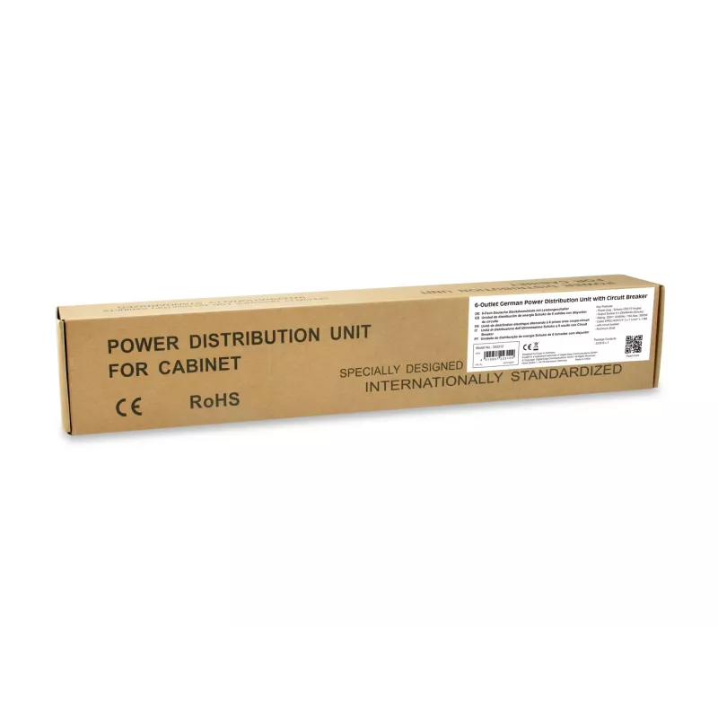 Equip 333312 power distribution unit (PDU) 6 AC outlet(s) 1U Black
