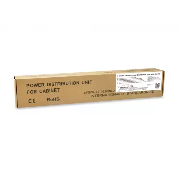 Equip 333315 power distribution unit (PDU) 7 AC outlet(s) 1U Black, Silver