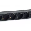 Equip 8-Outlet German Power Distribution Unit with IEC C14 plug