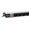 Equip 8-Outlet German Power Distribution Unit, Aluminum Shell, 3m