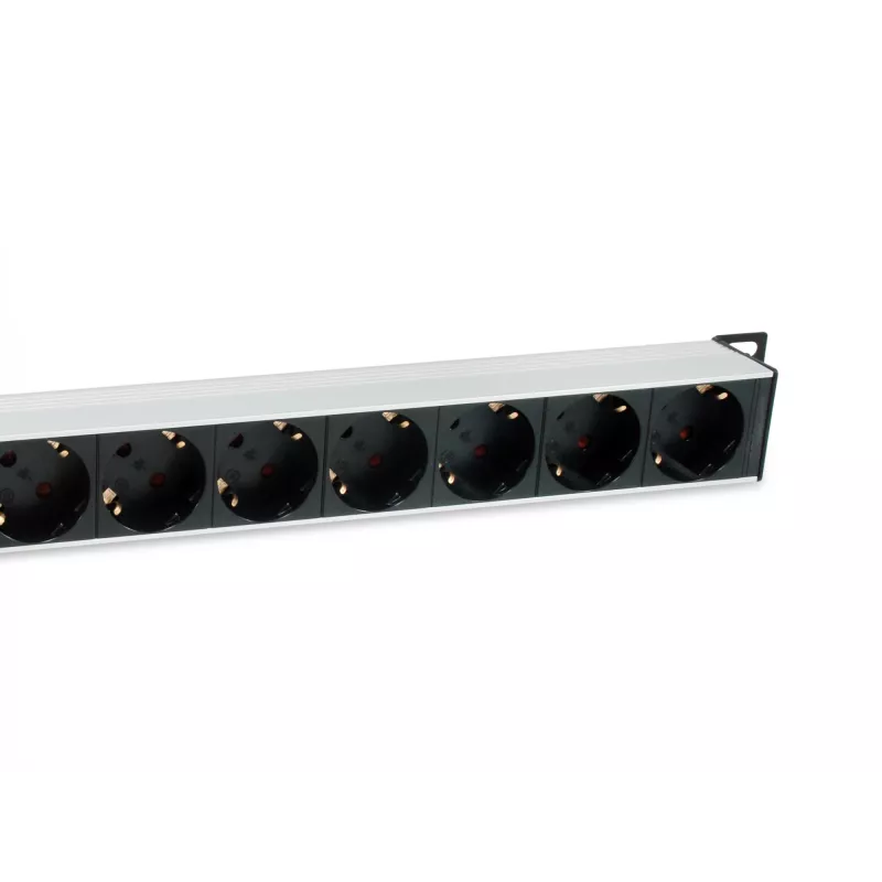 Equip 8-Outlet German Power Distribution Unit, Aluminum Shell, 3m