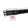 Equip 8-Outlet German Power Distribution Unit, Aluminum Shell