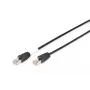 DIGITUS outdoor Patch cable - CAT6 - S/FTP - Booted - Cu - 3m - black sheath