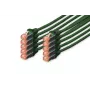 DIGITUS Patch cable - CAT6 - S/FTP - Snagless - Cu - 5m - green - 10pk
