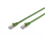 DIGITUS Patch cable - CAT6a - S/FTP - Molded - 5m - Green