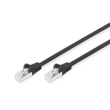 DIGITUS Patch cable - CAT6 - S/FTP - Booted - 3m - Black