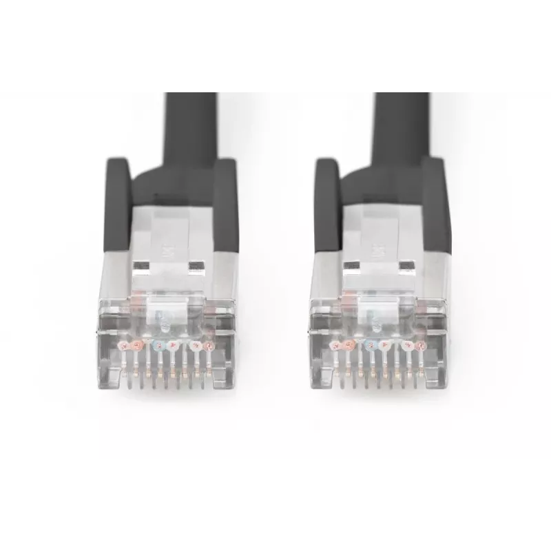 DIGITUS Patch cable - CAT6 - S/FTP - Booted - 3m - Black