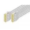 DIGITUS Patch cable - CAT6a - S/FTP - Snagless - 2m - red - 10pk
