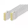 DIGITUS Patch cable - CAT6a - S/FTP - Snagless - 5m - black - 10pk
