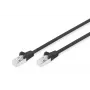DIGITUS Patch cable - CAT6 - S/FTP - Snagless - 10m - black