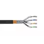DIGITUS installation cable - Cat 7 - S/FTP - AWG 23/1 - 500m - Black