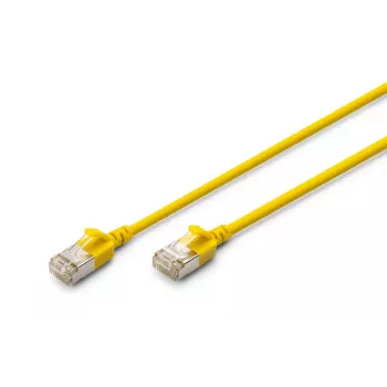 DIGITUS Slim Patch cable - CAT6A - F-FTP - 5m - Yellow