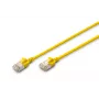 DIGITUS Slim Patch cable - CAT6A - F-FTP - 5m - Yellow