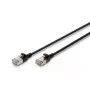 DIGITUS Slim Patch cable - CAT6A - F-FTP - 3m - Black
