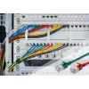 DIGITUS Slim Patch cable - CAT6A - F-FTP - 1m - Blue
