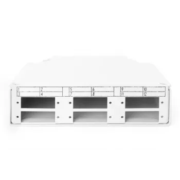 DIGITUS DIN Rail Splicing Box for 6x SC//DX Couplers, color grey