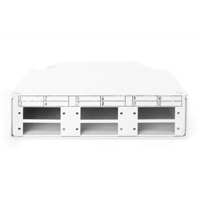DIGITUS DIN Rail Splicing Box for 6x SC//DX Couplers, color grey