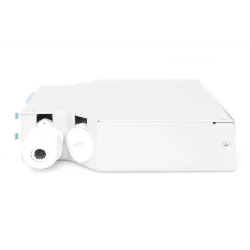 DIGITUS DIN Rail Splicing Box for 6x SC//DX Couplers, color grey