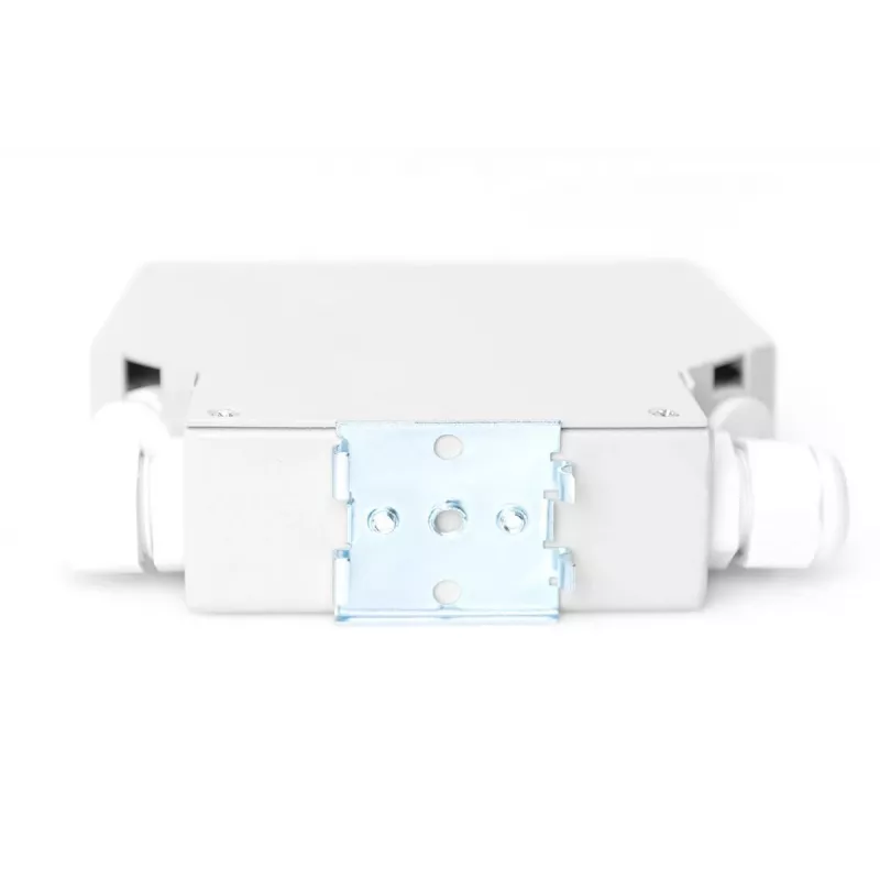 DIGITUS DIN Rail Splicing Box for 6x SC//DX Couplers, color grey