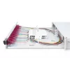 DIGITUS Fiber Optic Sliding Splice Box, 1U, Equipped 12x LC duplex, incl. M 25 Screw, Splice Cassette Color Pigtails OM4, Adapter