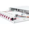 DIGITUS Fiber Optic Sliding Splice Box, 1U, Equipped 12x LC duplex, incl. M 25 Screw, Splice Cassette Color Pigtails OM4, Adapter