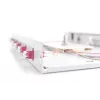 DIGITUS Fiber Optic Sliding Splice Box, 1U, Equipped 6x LC duplex, incl. M 25 Screw, Splice Cassette OM4 Color Pigtails, Adapter