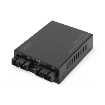 DIGITUS Multi/Singlemode Media Converter Gigabit Wavel: 850nm 1310nm 20km