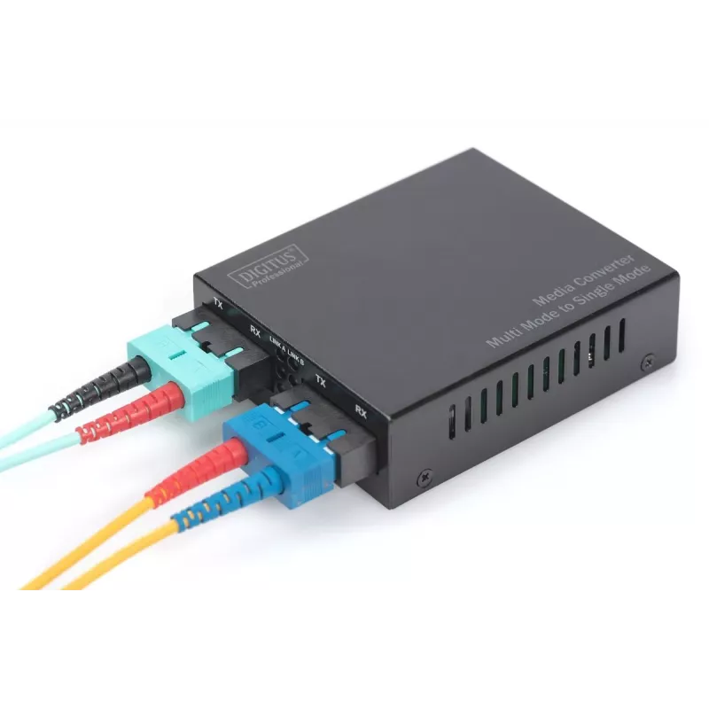 DIGITUS Multi/Singlemode Media Converter Gigabit Wavel: 850nm 1310nm 20km