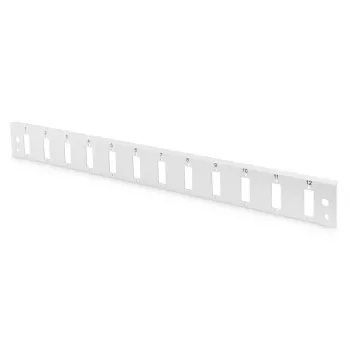 DIGITUS Fo Front Panel Quick Lock 12x Sc Dx Vertically Grey