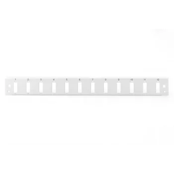 DIGITUS Fo Front Panel Quick Lock 12x Sc Dx Vertically Grey