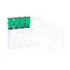 DIGITUS FTTH enclosure, with 4x SC (APC) SX adapter surface and DIN-rail mount