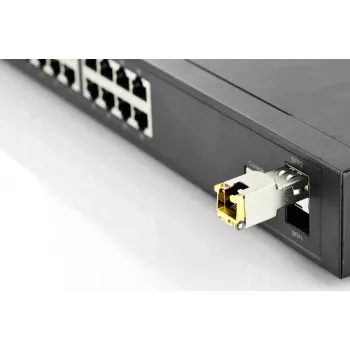 DIGITUS 1.25 Gbps copper SFP-module RJ45 HP-comp.1000Mbit up to100m