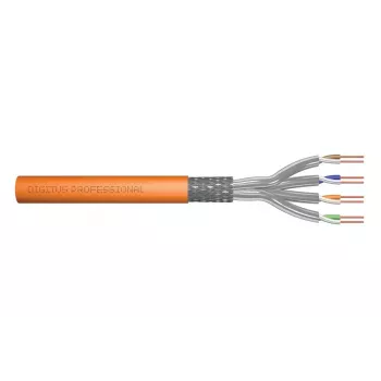 DIGITUS installation cable - Cat 7 - S/FTP - AWG 23/1 - simplex - 1000m - Orange