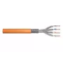 DIGITUS installation cable - Cat 7 - S/FTP - AWG 23/1 - simplex - 1000m - Orange