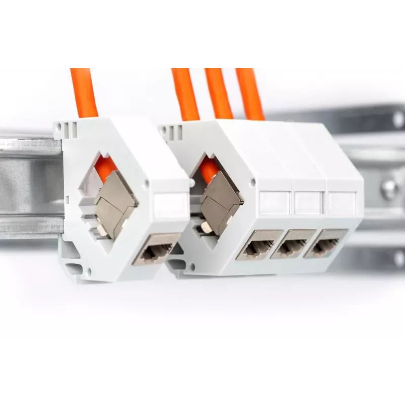 DIGITUS installation cable - Cat 7 - S/FTP - AWG 23/1 - simplex - 1000m - Orange