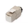 DIGITUS CAT6a Keystone Jack - shielded, tool free connection - intelligent cable manager - 24 Pcs