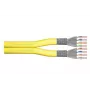 DIGITUS installation cable - CAT 7A - S/FTP - AWG 22/1 Duplex - 500m - yellow - Dca-s1a d1 a1
