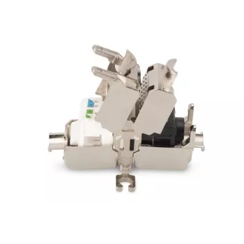 DIGITUS Field Termination Coupler CAT6A, 500 MHz for AWG 22-26, fully shielded keystone design, 26x35x80 mm