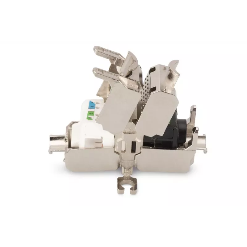 DIGITUS Field Termination Coupler CAT6A, 500 MHz for AWG 22-26, fully shielded keystone design, 26x35x80 mm