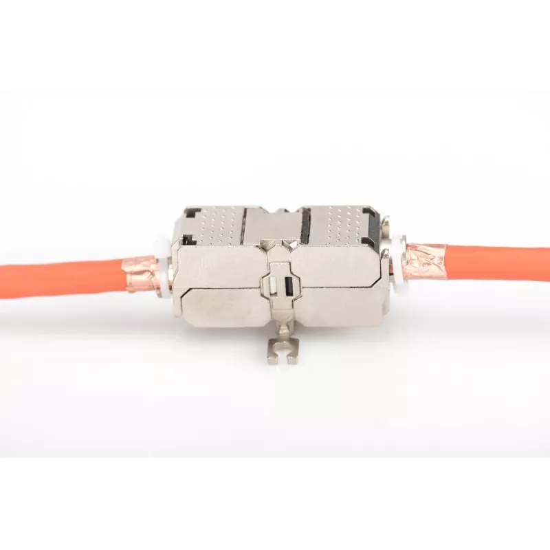 DIGITUS Field Termination Coupler CAT6A, 500 MHz for AWG 22-26, fully shielded keystone design, 26x35x80 mm