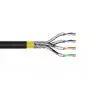 DIGITUS installation cable - CAT 7A - S/FTP - AWG 22/1 simplex - 500m - yellow - Dca-s1a d1 a1