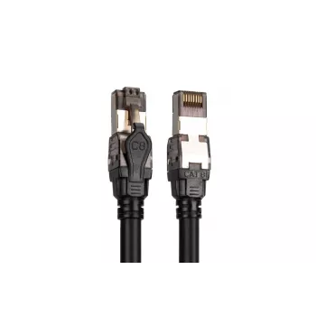 DIGITUS patch cable - Cat 8.1 - S/FTP - AWG 24/7 - 5m - Black