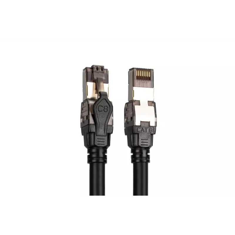 DIGITUS patch cable - Cat 8.1 - S/FTP - AWG 24/7 - 5m - Black