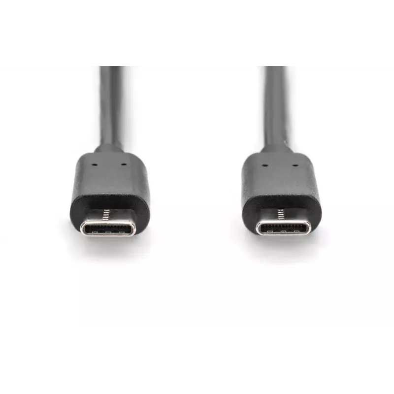 DIGITUS ASSMANN USB Type-C connection cable, type C to C M/M, 2m High-Speed Black