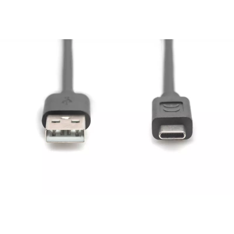 DIGITUS ASSMANN USB Type-C connection cable, type C to A M/M, 3m 3A, 480MB, 2.0 Version, black