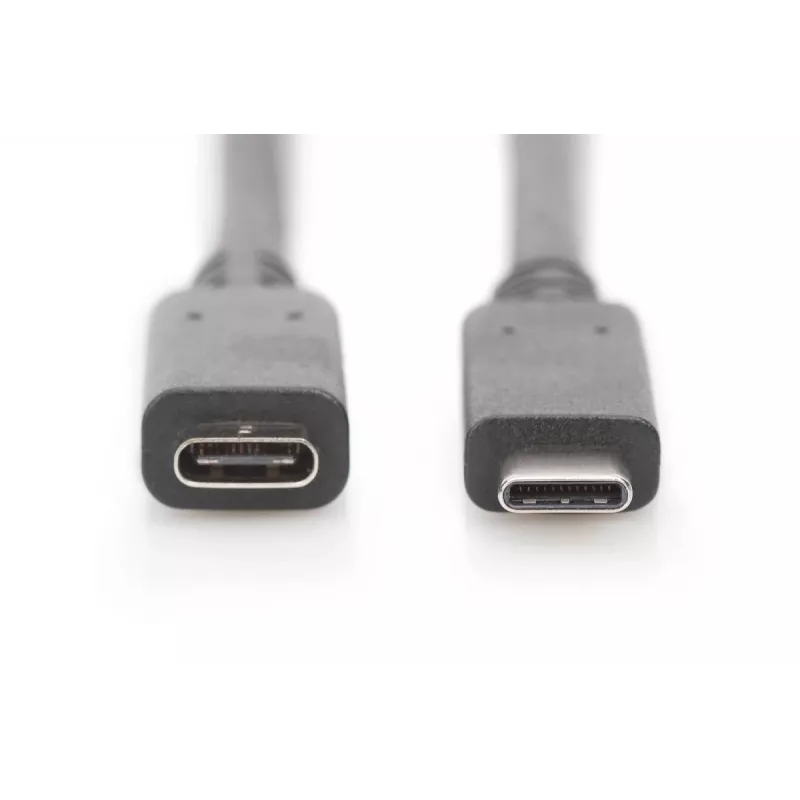 DIGITUS USB Type-C extension cable, type C M/F, 2m full featured, Gen2, 3A, 10GB, Versione 3.1, CE