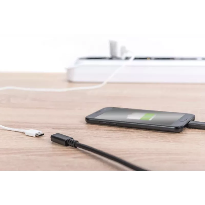 DIGITUS USB Type-C extension cable, type C M/F, 2m full featured, Gen2, 3A, 10GB, Versione 3.1, CE