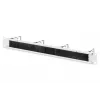 DIGITUS 1U cable management panel with brush 4x steel rings 40x75 mm, grey (RAL 7035)