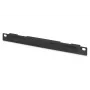 DIGITUS 10in Cable management panel 0.5U cable brush 22x254x12mm black