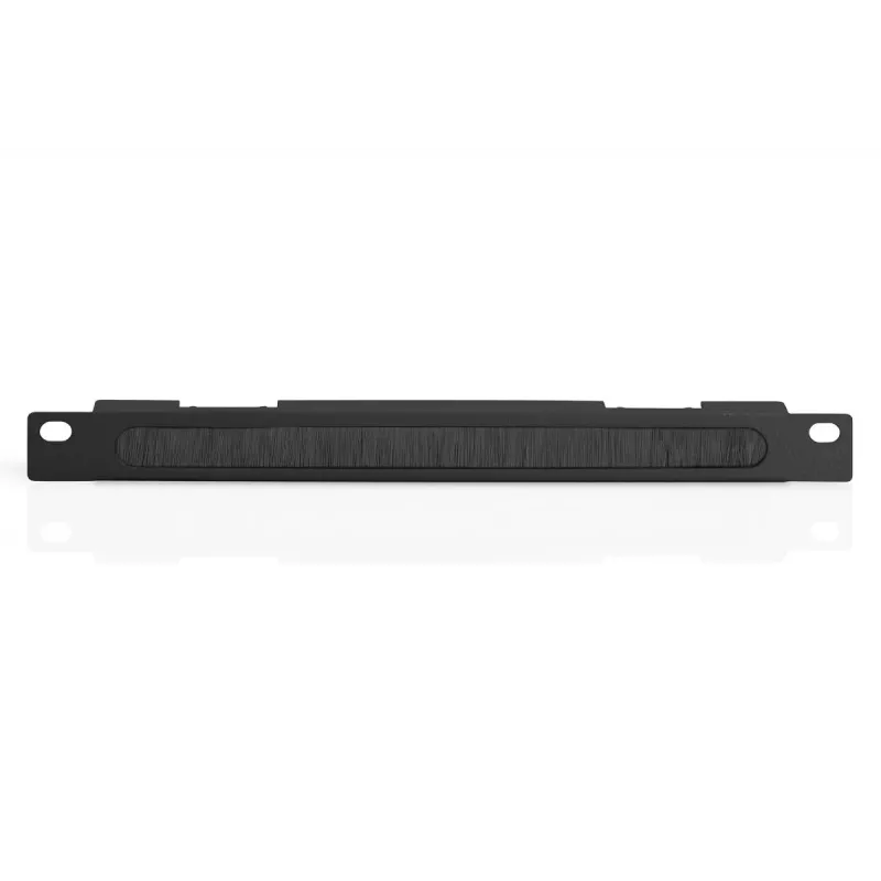 DIGITUS 10in Cable management panel 0.5U cable brush 22x254x12mm black